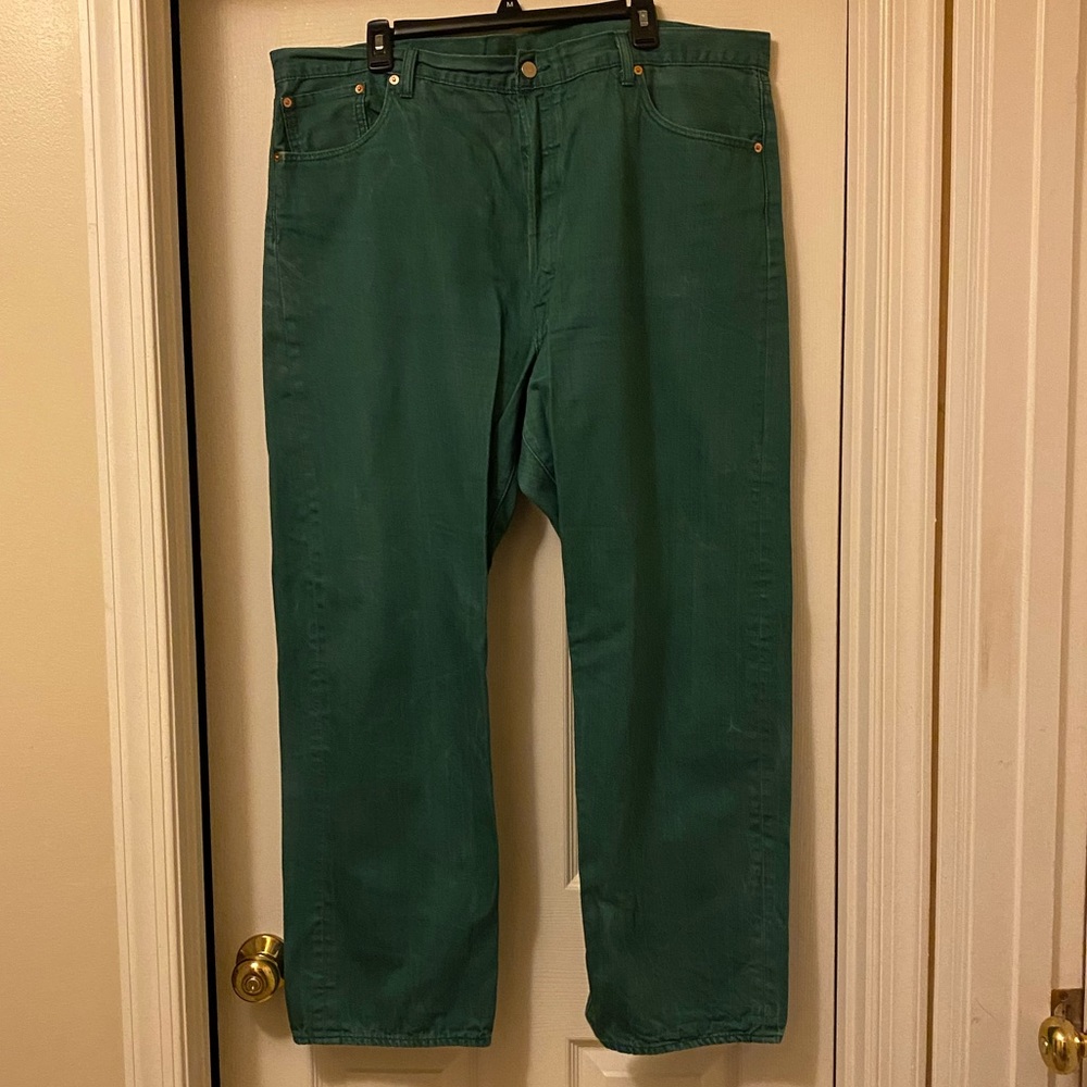 Levi’s 44x32 Green 501 Jeans